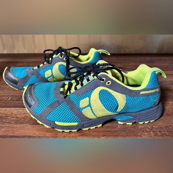 Pearl Izumi Peak II Womens Size 9.5 Blue Trail Race Sneakers Performance Lace - Picture 4 of 14
